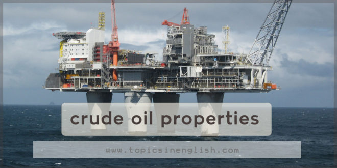 crude oil properties