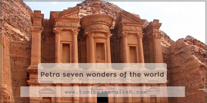 Petra seven wonders of the world