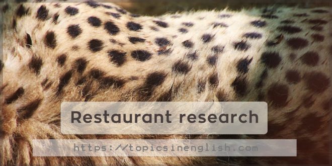 Research on an endangered animal