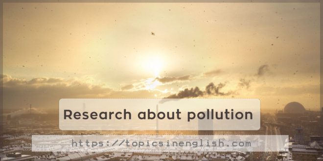 Research about pollution