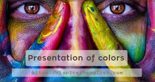 Presentation of colors