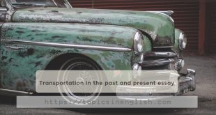 Transportation in the past and present essay