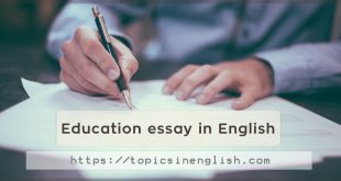 Education essay in English