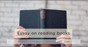 Essay on reading books