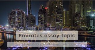 Emirates essay topic