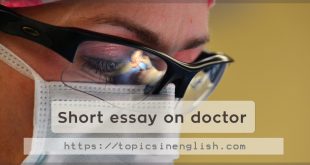 Short essay on doctor
