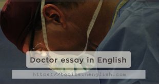 Doctor essay in English