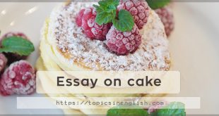 Essay on cake