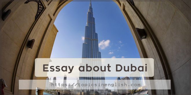 Essay On Vacation In Dubai