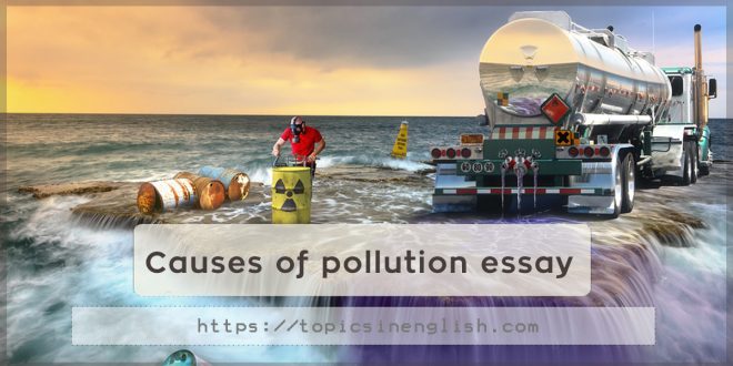 Causes of pollution essay