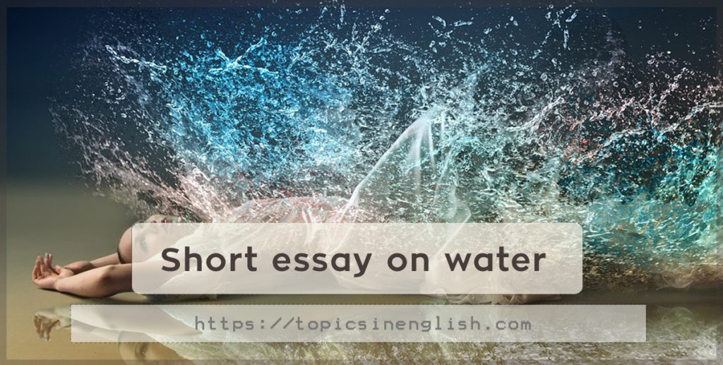 Essay water