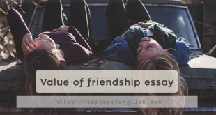 Value of friendship essay