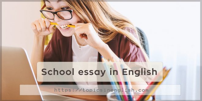 School essay in English