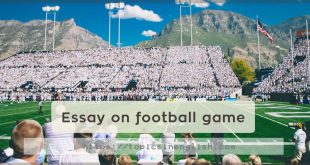 Essay on football game