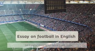 Essay on football in English