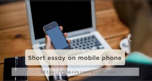 Short essay on mobile phone