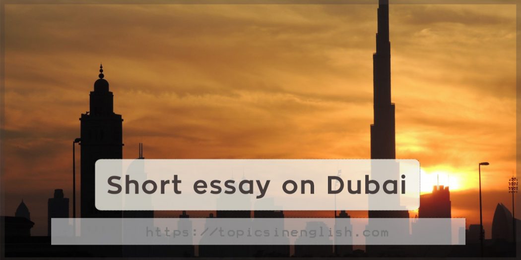 short essay about dubai