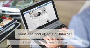 Good and bad effects of Internet