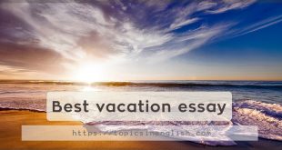 Best vacation essay