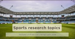 Sports research topics
