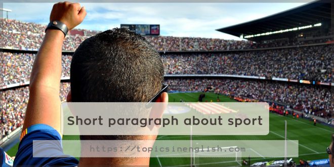 Short paragraph about sport