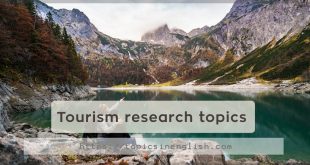 Tourism research topics