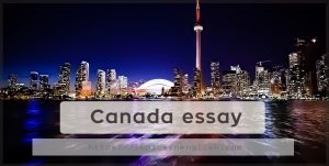 essay on my dream country canada