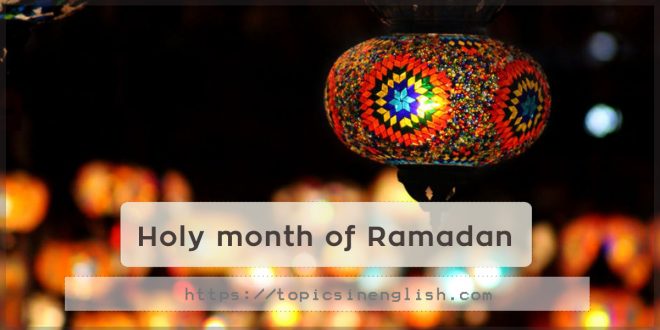 Holy month of Ramadan