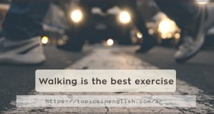 Walking is the best exercise
