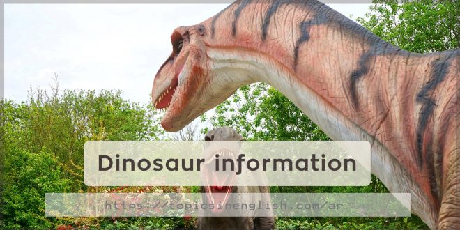Dinosaur information
