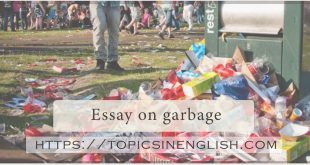 Essay on garbage