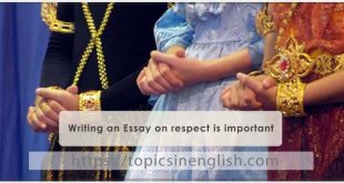Writing an Essay on respect is important