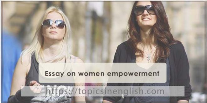 Essay on women empowerment