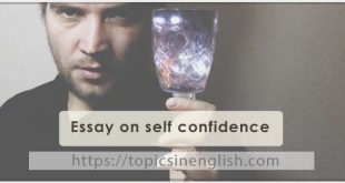 Essay on self confidence