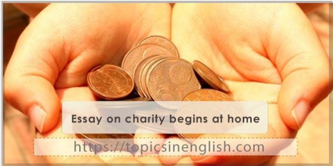 Essay on charity begins at home