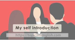 My self introduction