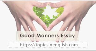 Good Manners Essay