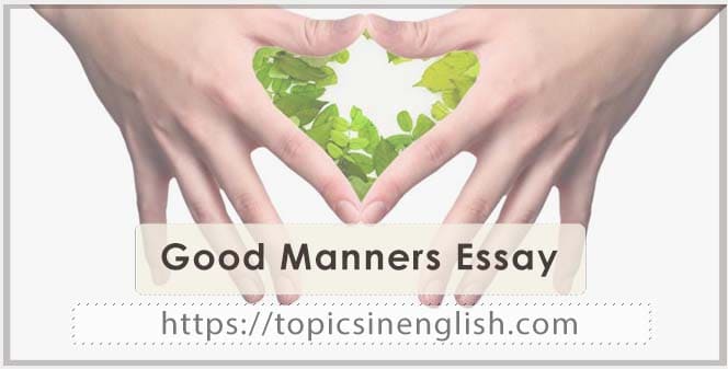 essay on manners