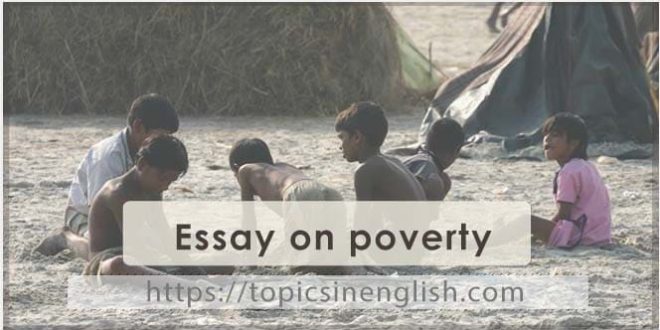 Essay on poverty