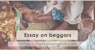 Essay on beggars