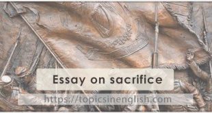 Essay on sacrifice