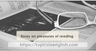 Essay on pleasures of reading