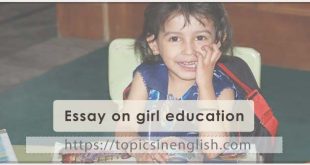 Essay on girl education