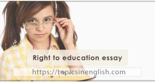 Right to education essay