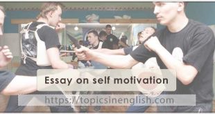 Essay on self motivation