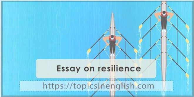 Essay on resilience