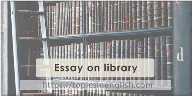 Essay on library