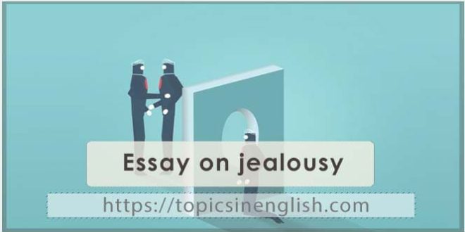 Essay on jealousy