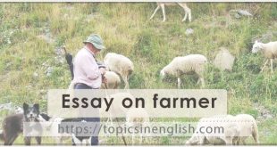 Essay on farmer
