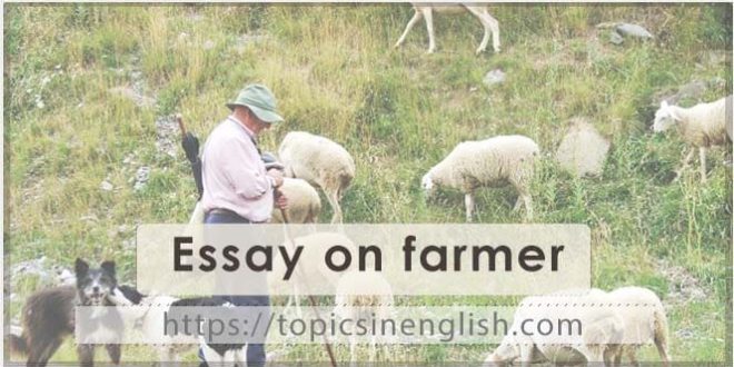 Essay on farmer